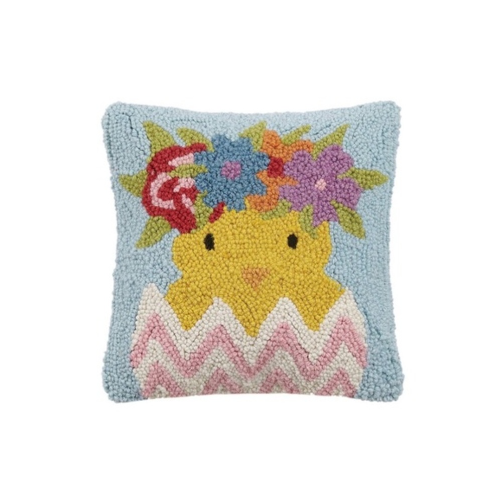 🆕 Flower Crown Chick Hook Pillow